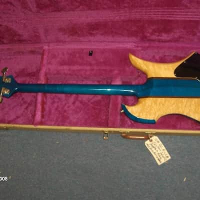 BC Rich  CUSTOM SHOP Mockingbird 1980 Blue LEFT HANDED LEFTY image 3