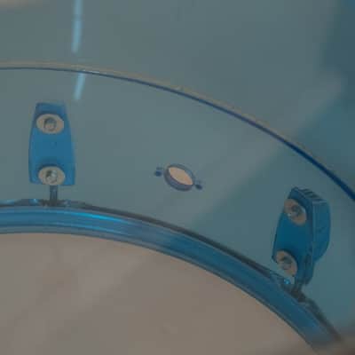 1970s Ludwig Vistalite Tivoli Pattern A 'Big Beat' in Blue/Blue/Blue - 14x22, 16x16, 9x13, 8x12, 5x14sn image 21
