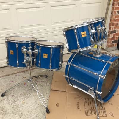Yamaha Rock Tour Custom 22-10-12-14-16 1990's Cobalt Blue image 2