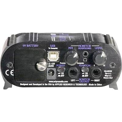ART USB Dual Pre - USB AC/ DC Digital Audio Interface with Dual Microphone image 3