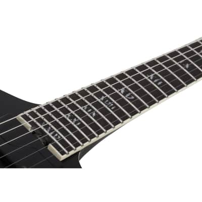 Schecter E-1 SLS Evil Twin Guitar w/ Fishman Fluence Pickups - Satin Black image 6