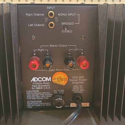 ADCOM GFA-555 Power Amplifier - 1980s - Rack Mountable image 14