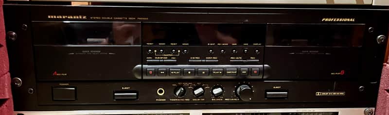 Marantz PMD500 Professional Stereo Double Cassette Deck is a rack-mountable image 1