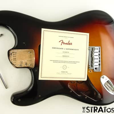 LEFTY Fender American Ultra II Stratocaster Strat, BODY + HARDWARE Ultraburst image 2