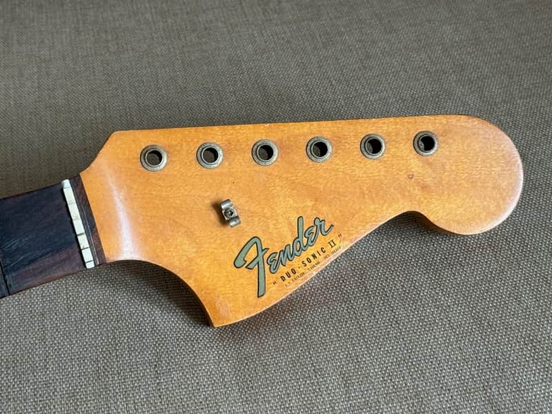 1966 Fender Duo-Sonic II Neck – 22.5" Scale – Pro Refret (Musicmaster) image 1