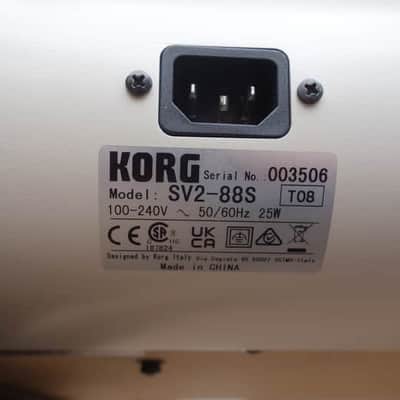Korg SV2-88S + on board sound system 2018 - Cream with Korg stand image 6