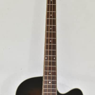 Ibanez AEB10E-DVS Artwood Series Acoustic Electric Bass in Dark Violin Sunburst High Gloss Finish 9620 image 3