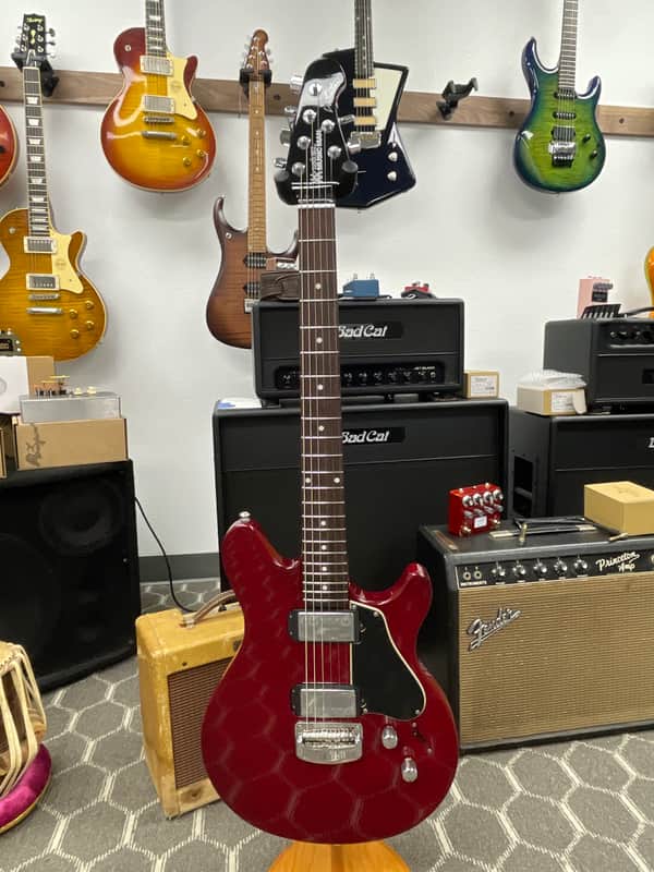 Ernie Ball Music Man HH Valentine - HR Red /Cherry 6 String Electric Guitar - *AUTHORIZED DEALER image 1