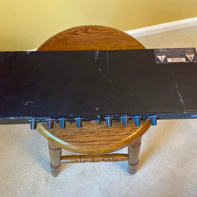 dbx 223 Project 1 Stereo 2-Way / Mono 3-Way Crossover 1990s - Black image 2