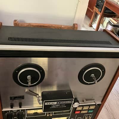 PLEASE READ AD!!! TEAC A-2340SR 1/4" 4-Track 4 channel Quad Auto Reverse Reel to Reel Tape Recorder 1970s - Silver #2 image 3