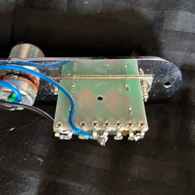 Squier Fender Telecaster loaded control plate chrome Excellent image 4