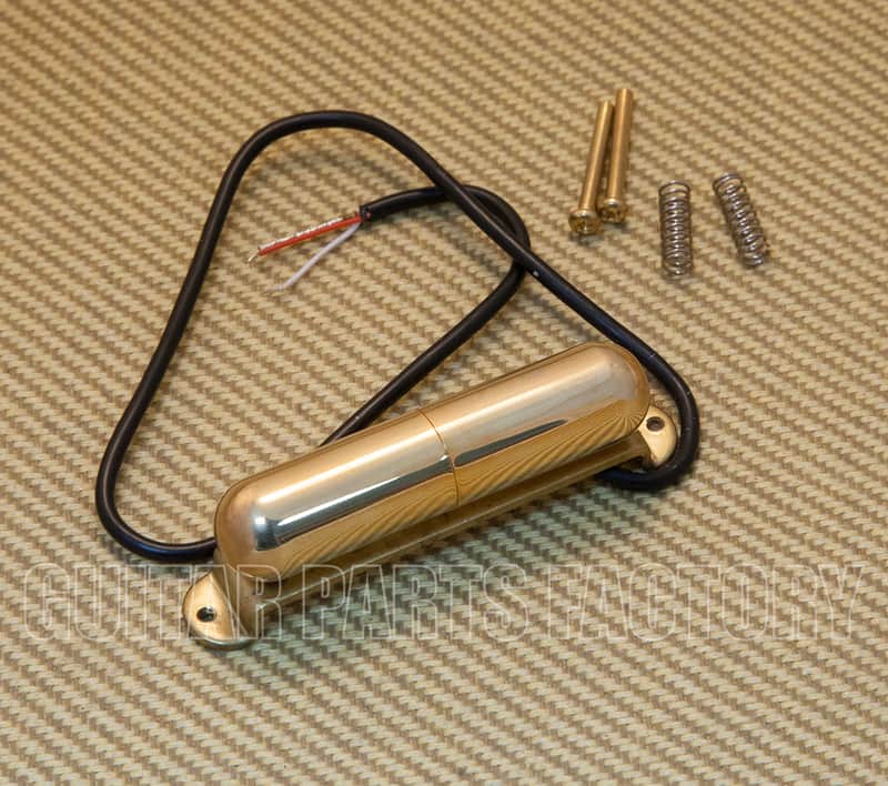 PU-LSA70N-G Artec Alnico Gold Lipstick Guitar Pickup Neck w/Screws image 1