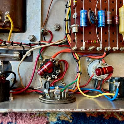 1965 Marshall JTM45 MkII Lead White Panel 50W Plexi image 22