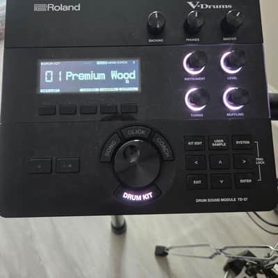 Roland TD-17 with TD -27 module Electronic Drum Kit image 3