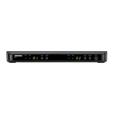 Shure BLX88 Dual Channel Receiver - for use with BLX Wireless Systems, Transmitters Sold Separately | H10 Band (BLX88=-H10) image 1