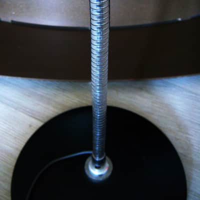 Vintage 1970's Atlas Sound MS12C microphone floor stand variant w GN-19 gooseneck, P3F XLR connector and cable Shure Electro Voice MS11C MS10C # 1 image 4