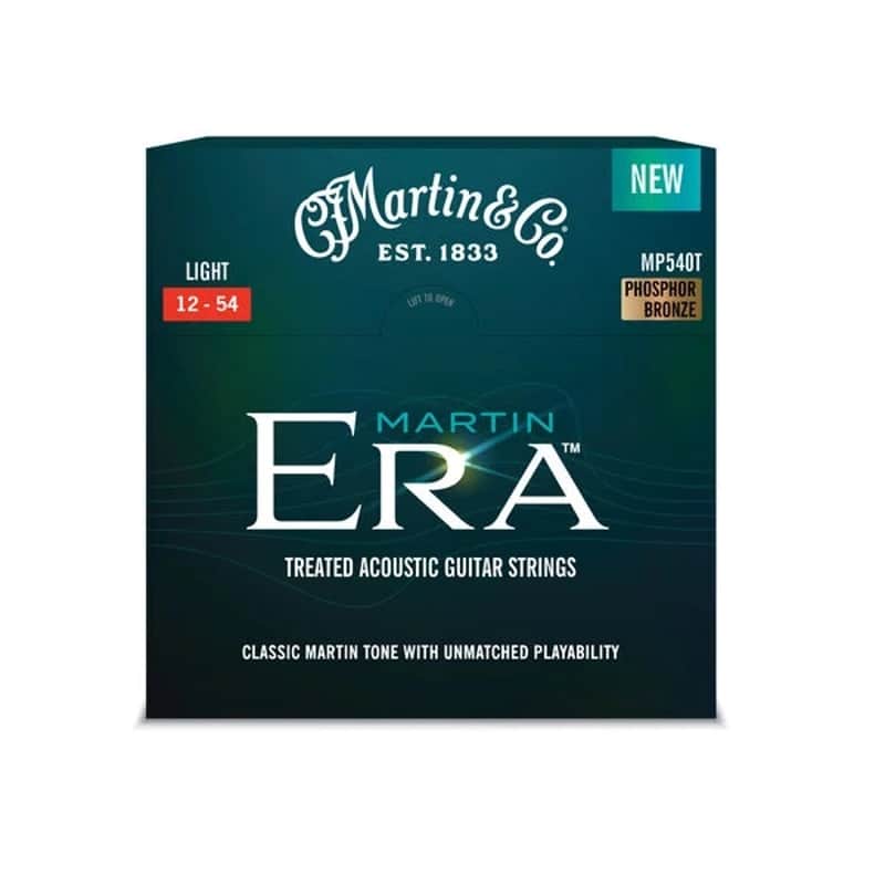 Martin Era™ Treated Acoustic Guitar Strings Phosphor Bronze 12-54 Light image 1