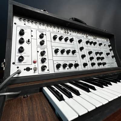 Electronic Music Laboratories Electrocomp EML-101 1970s - Silver Analog modular synthesizer synth vintage image 1