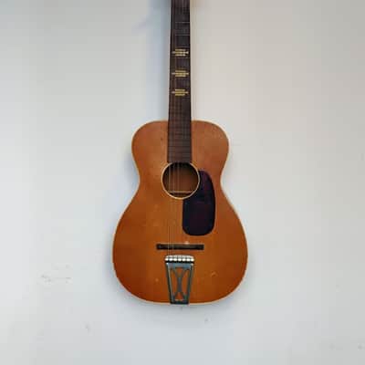 Harmony H927 "Stella" Parlor Tailpiece Guitar - 1960s - Natural - AS-IS image 2