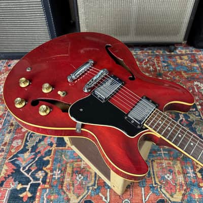 Yamaha SA700 Semi Hollowbody ES335 Type 1981 Persimmon Red image 8
