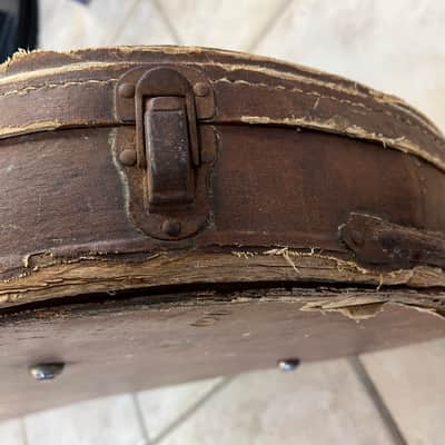 Vintage 1957 Gibson Les Paul 4 Latch Brown Case Pink Lining image 13