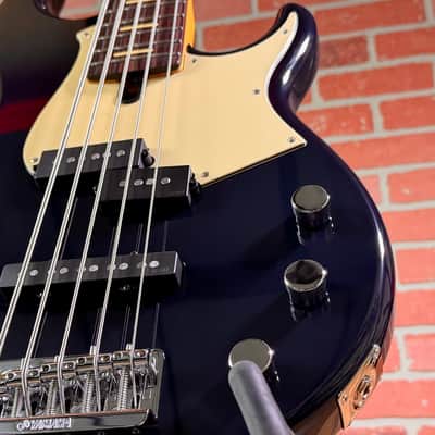 Yamaha BBP5 5-string Electric Bass Guitar - Midnight Blue image 4