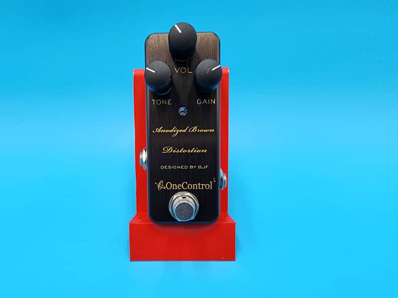 One Control Anodized Brown Distortion 2010s - BrownOne Control Anodized Brown Distortion Guitar Effect Pedal Designed BJF Bass image 1
