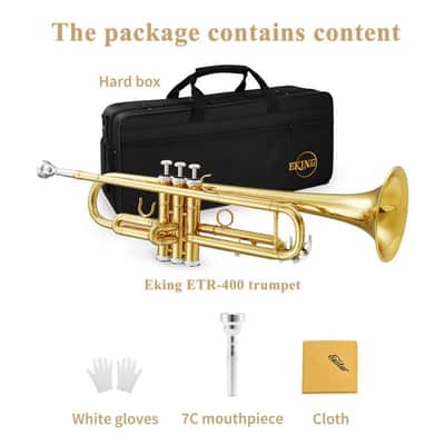 Standard Student Grade Trumpet, Gold, Bb image 6