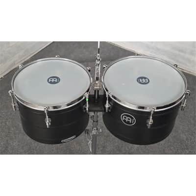 Immagine Used Meinl Marathon Steel Timbales 14 & 15 Deep Black Powder Coated - Very Good - 6