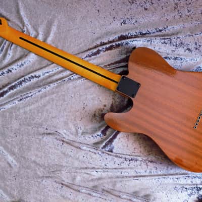 GB Liuteria Traditional Tele semi hollow rosewood and purple resin image 14