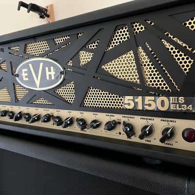 EVH 5150 III 100 Watt Stealth EL34 Head 2022-2023 - Black image 3