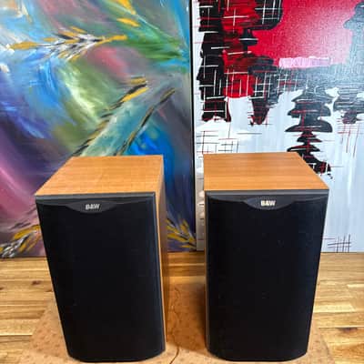 bowers wilkins Bookshelf speakers DM601 S2 Made In England Cherry Audiophile B&W image 2