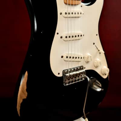 Fender Standard Stratocaster 2010 Heavy Relic w/ Radioshop Black1 Pickups image 3