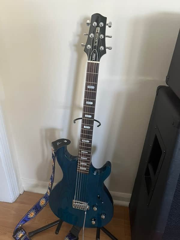Line 6 Variax 700 Blue Solid Body 2001 - Blue image 1