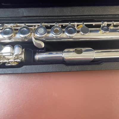 Vintage 1925 W.S Haynes Solid Silver Flute, French (open) Keys, New Pads; with Case image 6