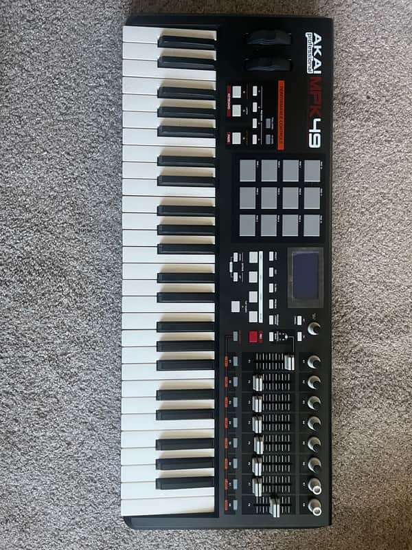Akai MPK49 late 2000s - Black w/ original box image 1