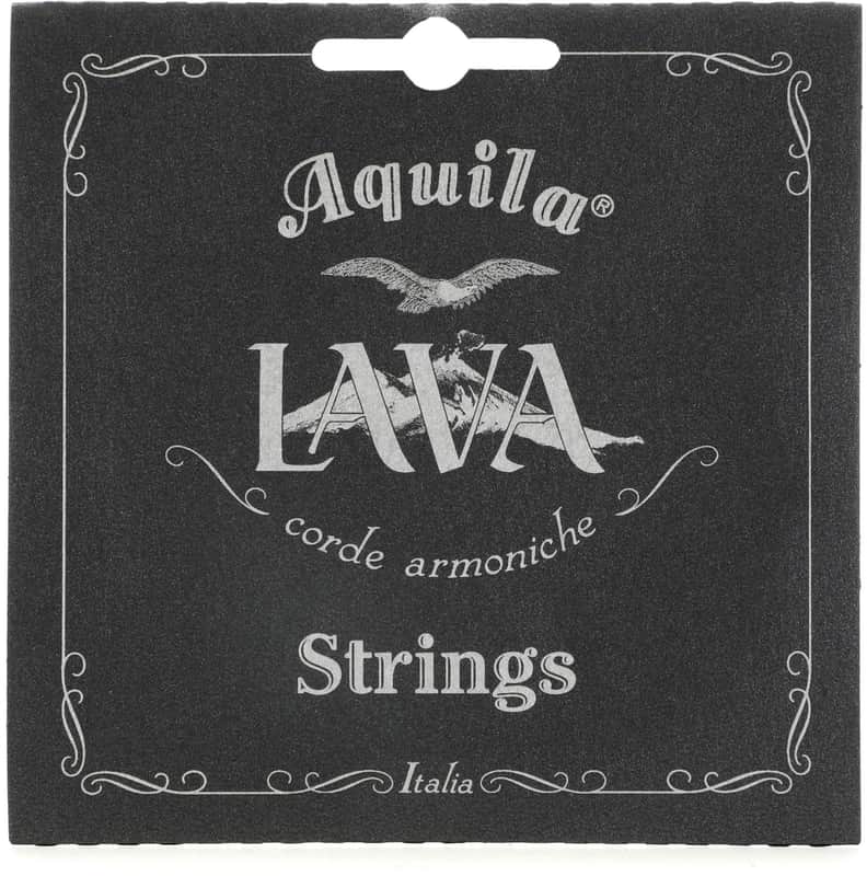 Aquila USA 115U Lava Nylgut Tenor Ukulele Strings - Low G (3-pack) Bundle image 1