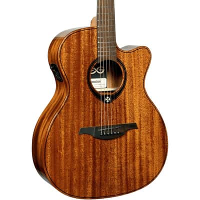 Lag Tramontane T98ACE | Auditorium Cutaway Acoustic-Electric, Natural. New with Full Warranty! image 1