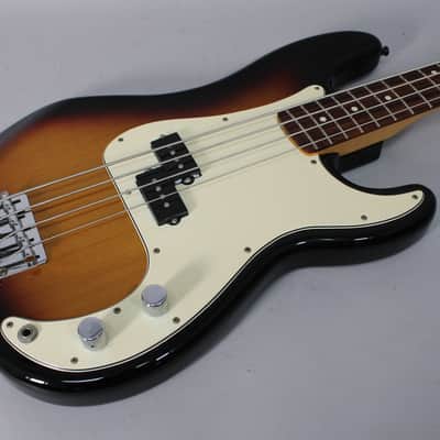 2012 Fender Standard Precision Bass MIM Sunburst Finish image 10
