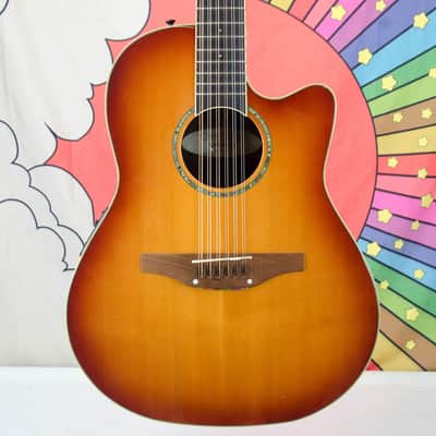 Used Ovation CC245 12 string Acoustic-Electric Guitar, Hard Case image 1