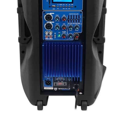 Rockville RPG12BT V2 12" Powered 800W DJ PA Speaker w/Bluetooth+Slip Cover image 15