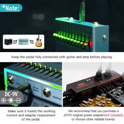 Joyo R-Series R-12 10-Band Graphic EQ Guitar & Bass Pedal (Price includes the import duty for US buyer) image 4