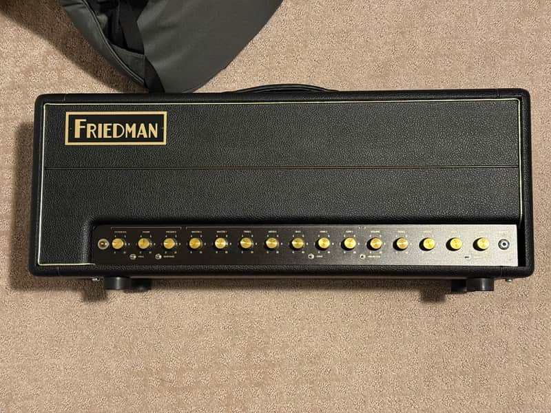 Friedman BE-100 Deluxe 3-Channel 100-Watt Guitar Amp Head 2019 - Present - Black image 1