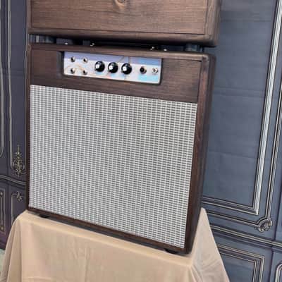 Marla Amplification S20V 2Ch 22W + LIBBY Reverb Unit - Coffee Stain - Reverb Exclusive Finish image 3