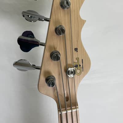 G&L Placentia JB Electric Bass Regular Vintage White no Pick Guard image 5