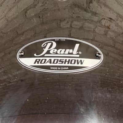 Pearl Roadshow Series 22" x 18" Bass Drum Black Wrap w/ Tom Mount - Brand New image 2