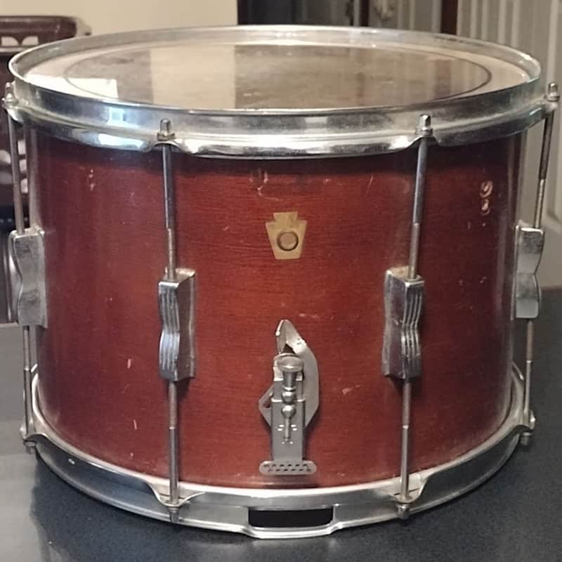 VINTAGE - WFL(William F. Ludwig) Field Drum - 1940s WFL 10x14 1940's - Mahogany - [this is LUDWIG b4 it was LUDWIG in 1955] image 1