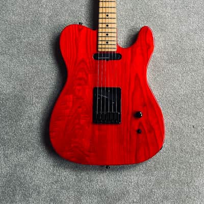 2000s Fernandes TE-85T Ash Telecaster MIJ - Takuya Signature Japan Transparent Red image 2