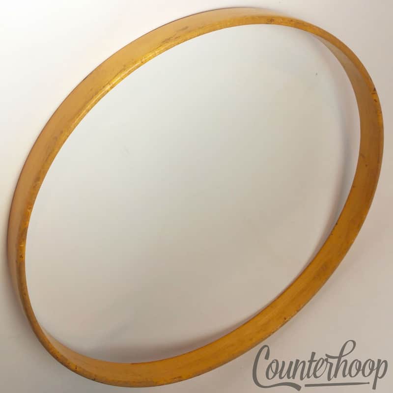 Leedy&Ludwig 14"1Ply Batter Natural Jasper Maple Wood Hoop/Rim Snare/Tom Drum50s image 1