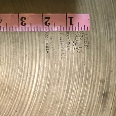 Zildjian 22" A Ride Cymbal 50’s Large Stamp image 10